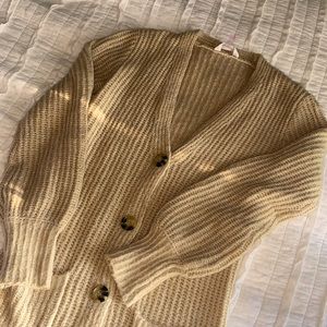 Light brown long cardigan